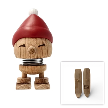 Hoptimist skiing rød hue